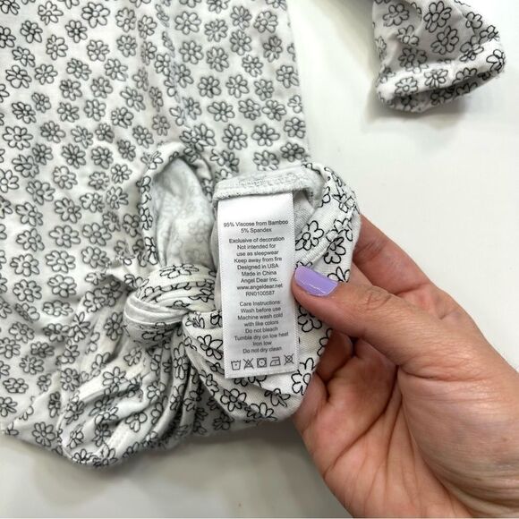 Angel Dear 0-3 Months Floral Flower Daisy Sleep Slack Bamboo - Picture 4 of 6